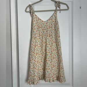 Billabong Floral Tie-Strap Dress